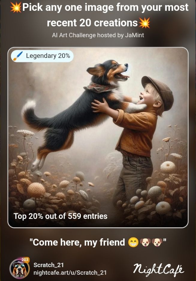 Come Here My Friend 👍👍🐶