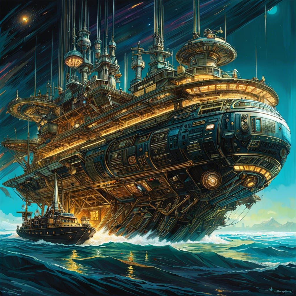 cruising the endless ocean two