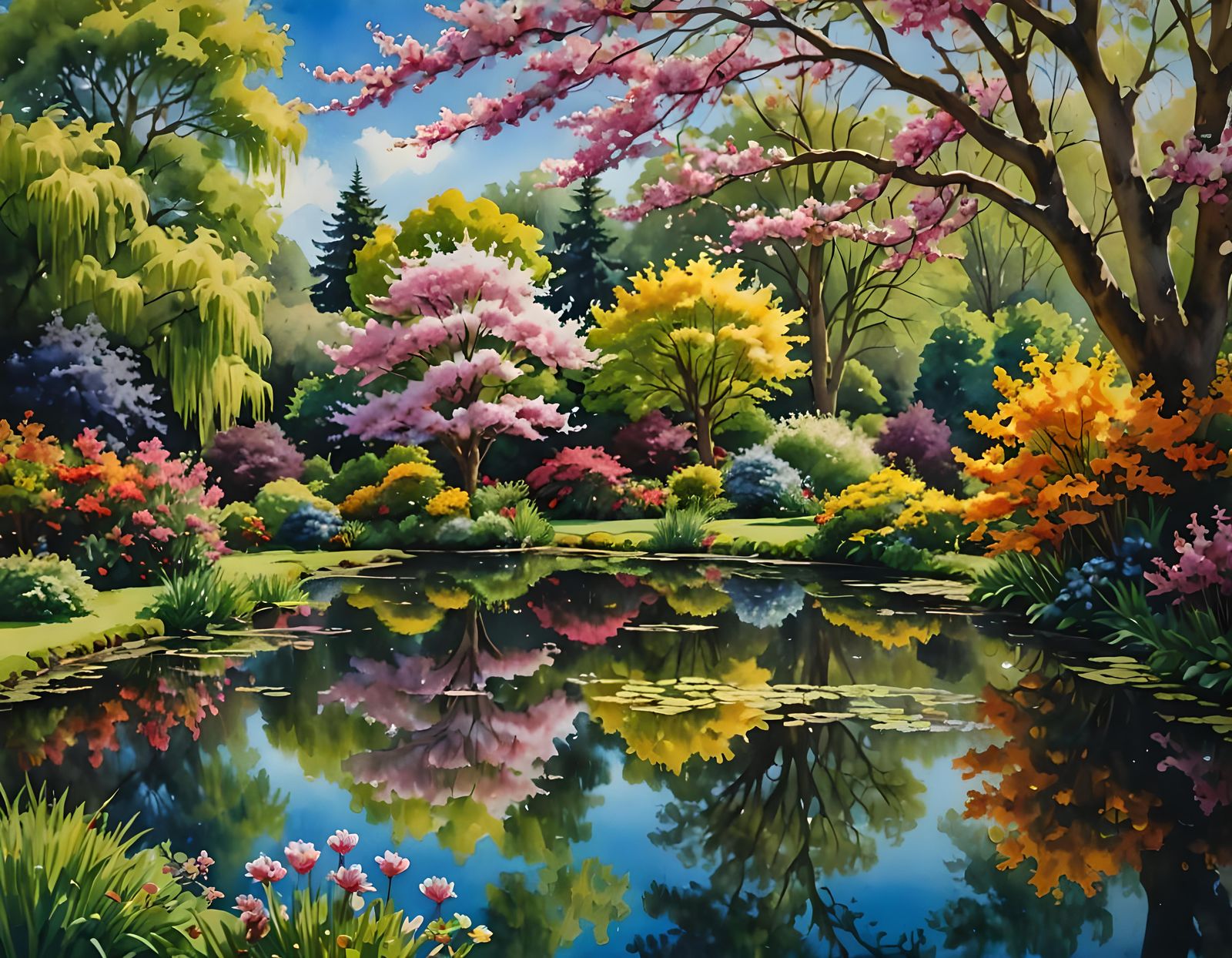 Spring!  by @Just a Dabbler