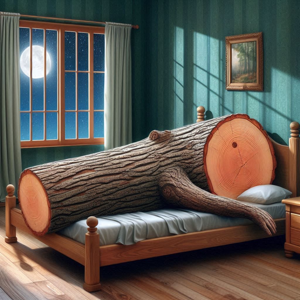 Sleeping like a log