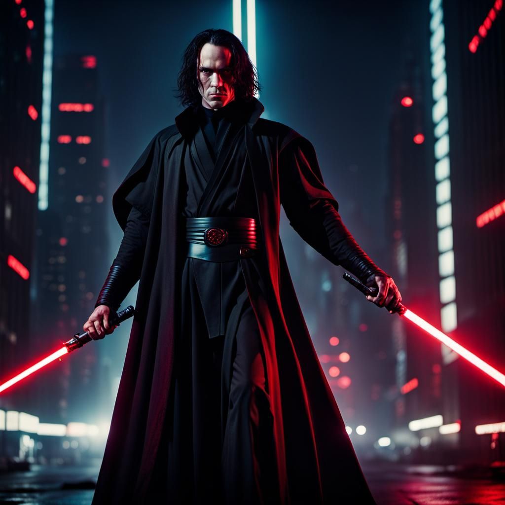 Sith Lord Darth Malice Starring Brandon Lee - Ai Generated Artwork 