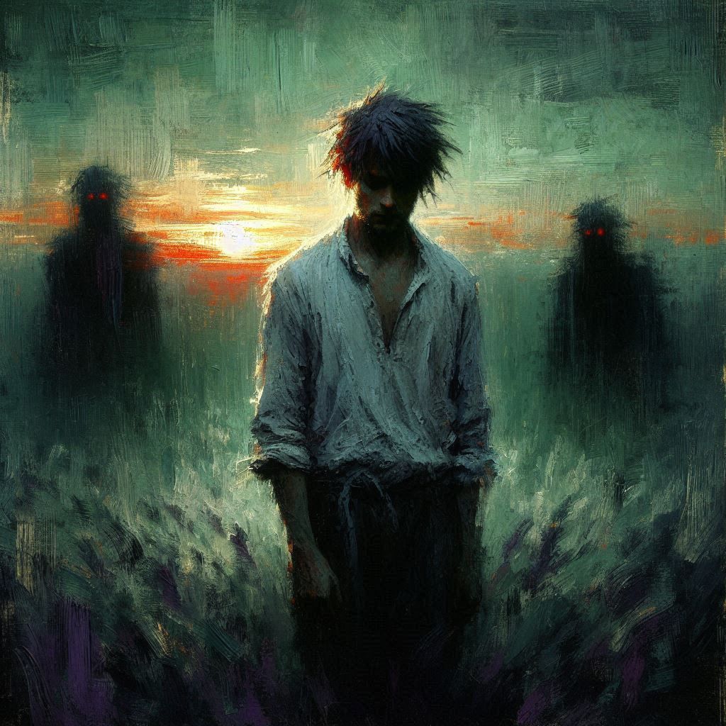 On This Solitary Journey, Where Each Step Mirrors the Deep Ache Within My Troubled Soul