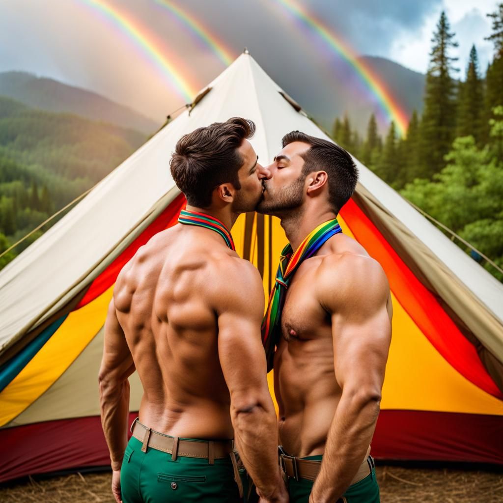 Two scouts camping  by @Soleith