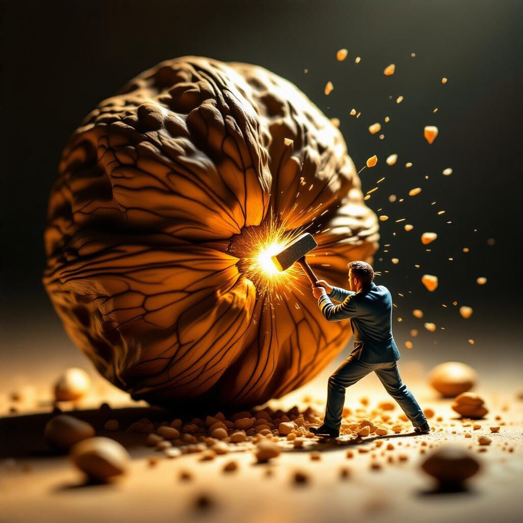 A tough nut to crack  by @Ambassador Maverick