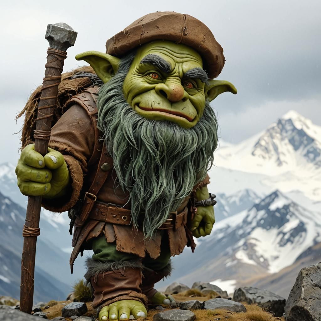 Giffli the Mountain Troll  by @Frond_Dishlock