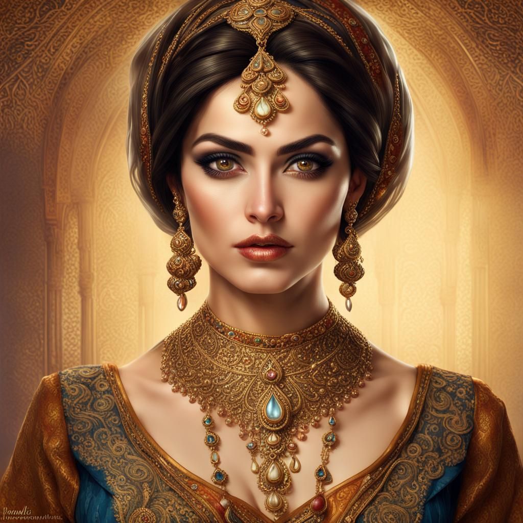 Persian Princess AI Generated Artwork NightCafe Creator