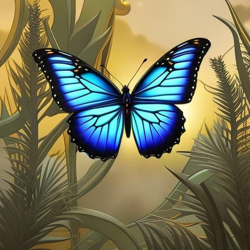 Unreal Engine Butterflies AI Generated Artwork NightCafe Creator
