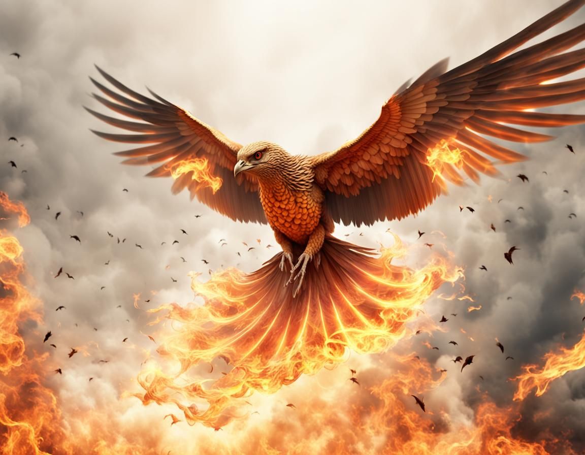 A Phoenix   by @undefined