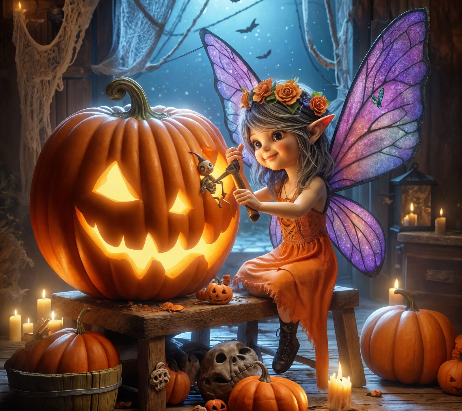 Pumpkin Carving Fairy