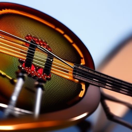 insect playing on the bassguitar, Make the most perfect digi...