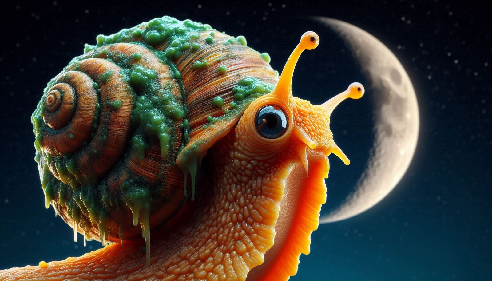 Orange Snail of the night