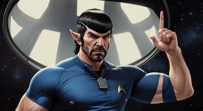 Spock’s gay brother - AI Generated Artwork - NightCafe Creator