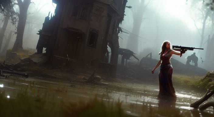 "Janie's Got A Gun" epic dark fantasy masterpiece by Greg Ru...
