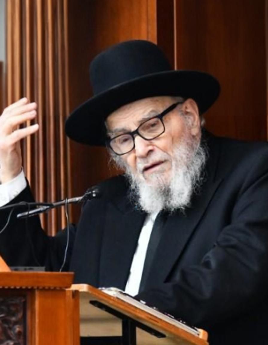 Rabbi Hirsch at Slabodka Yeshiva Sunset: Oil Painting