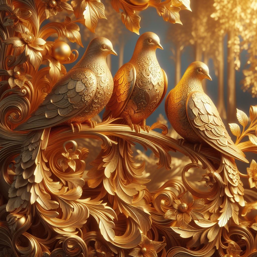 Golden doves