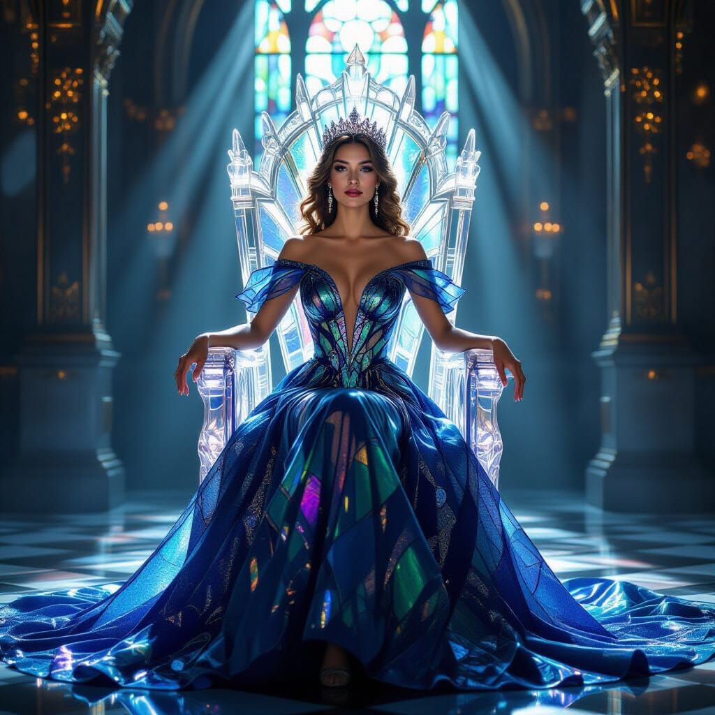 Sitting in a ballgown, not easy