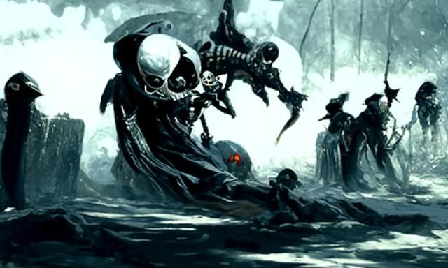 Skeleton pirates vs Satan's Army