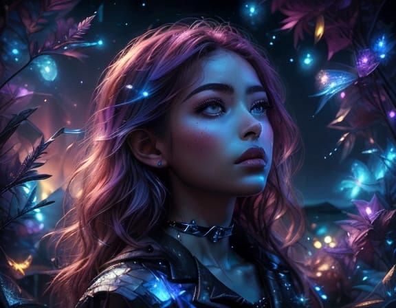 Vibrant Fantasy Sapphire Seas