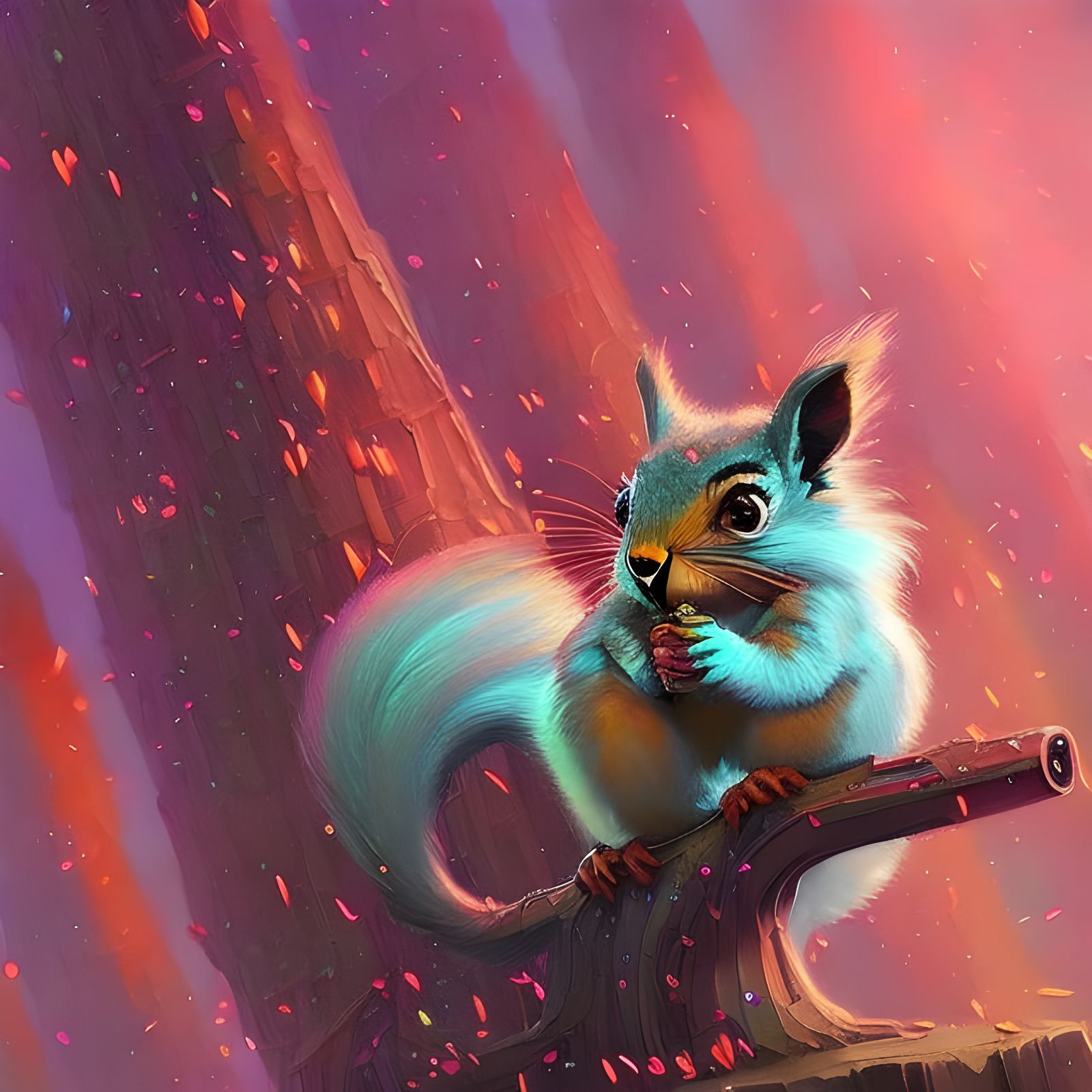 Squirrels - AI Generated Artwork - NightCafe Creator