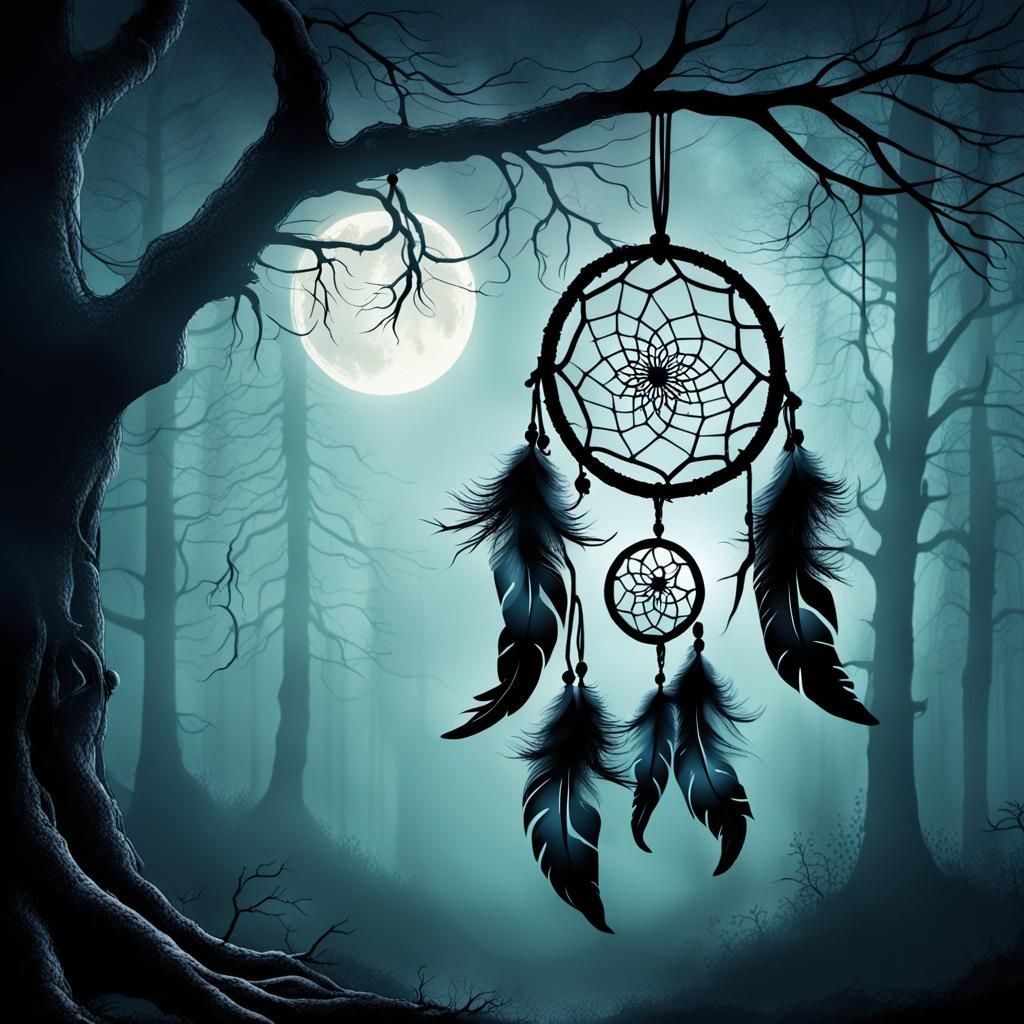 Haunted Dream Catcher  by @HermionieSheHulkNinja