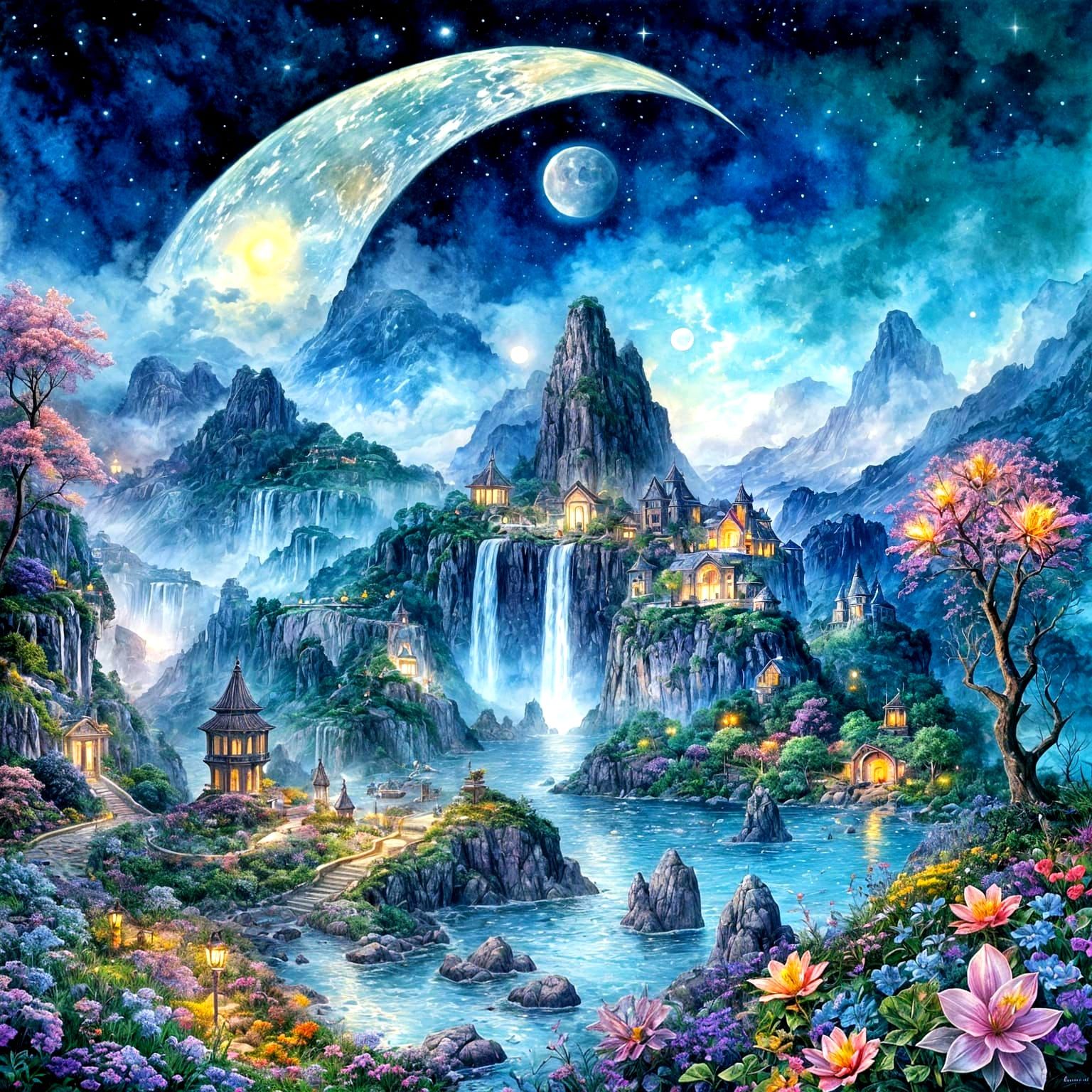 A dreamy place to live  by @Shimmeringcosmos