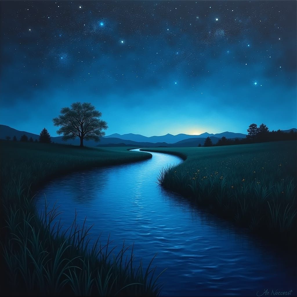 dipingi una linea continua azzurra e delle altre linee vicine  ,molto più sottili ,sono a volte  sopra,  altre 
 volte sotto,  di lato , ma...