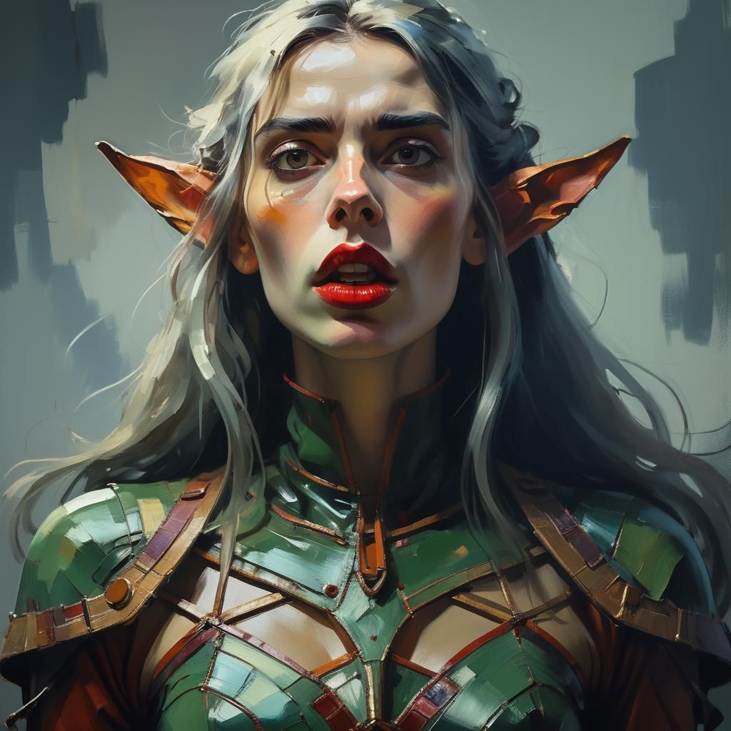 Beautiful elf woman 