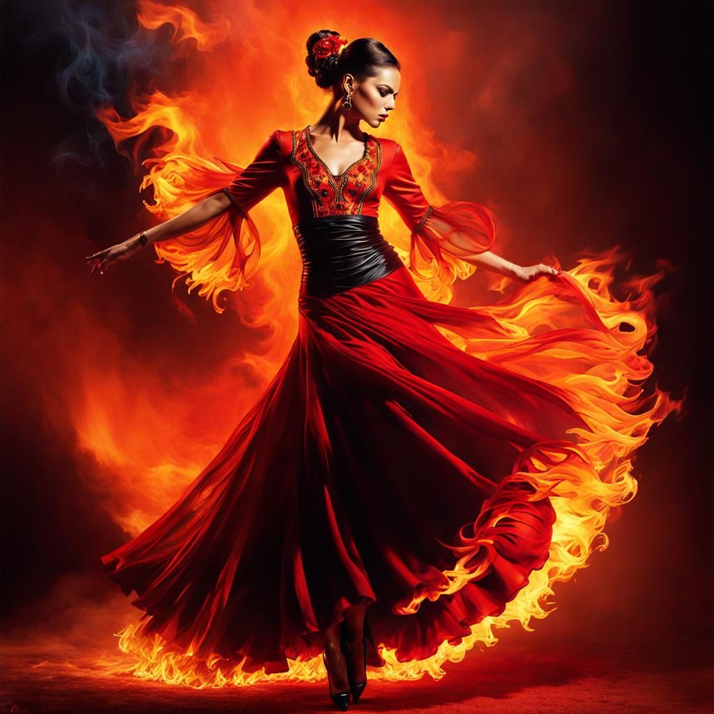 Firey performance   by @Morning Dawn