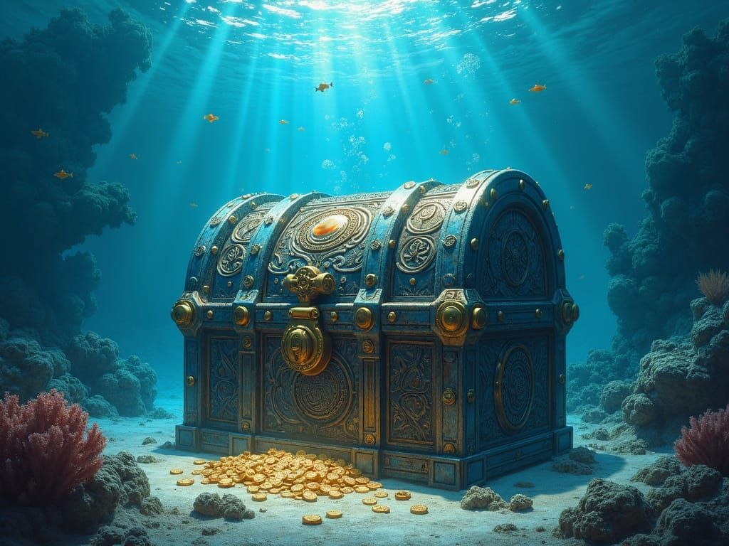 Shallow Treasure 💰💰💰  by @AU