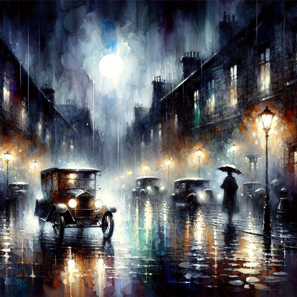 Rainy Night In Smalltown America