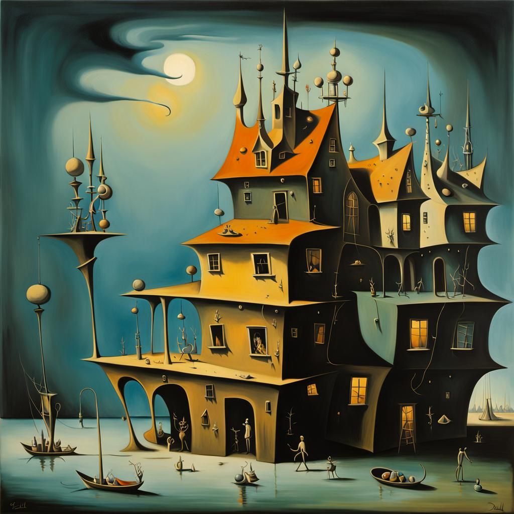 Yves Tanguy, Salvador Dali, surrealist piece of furniture ma...