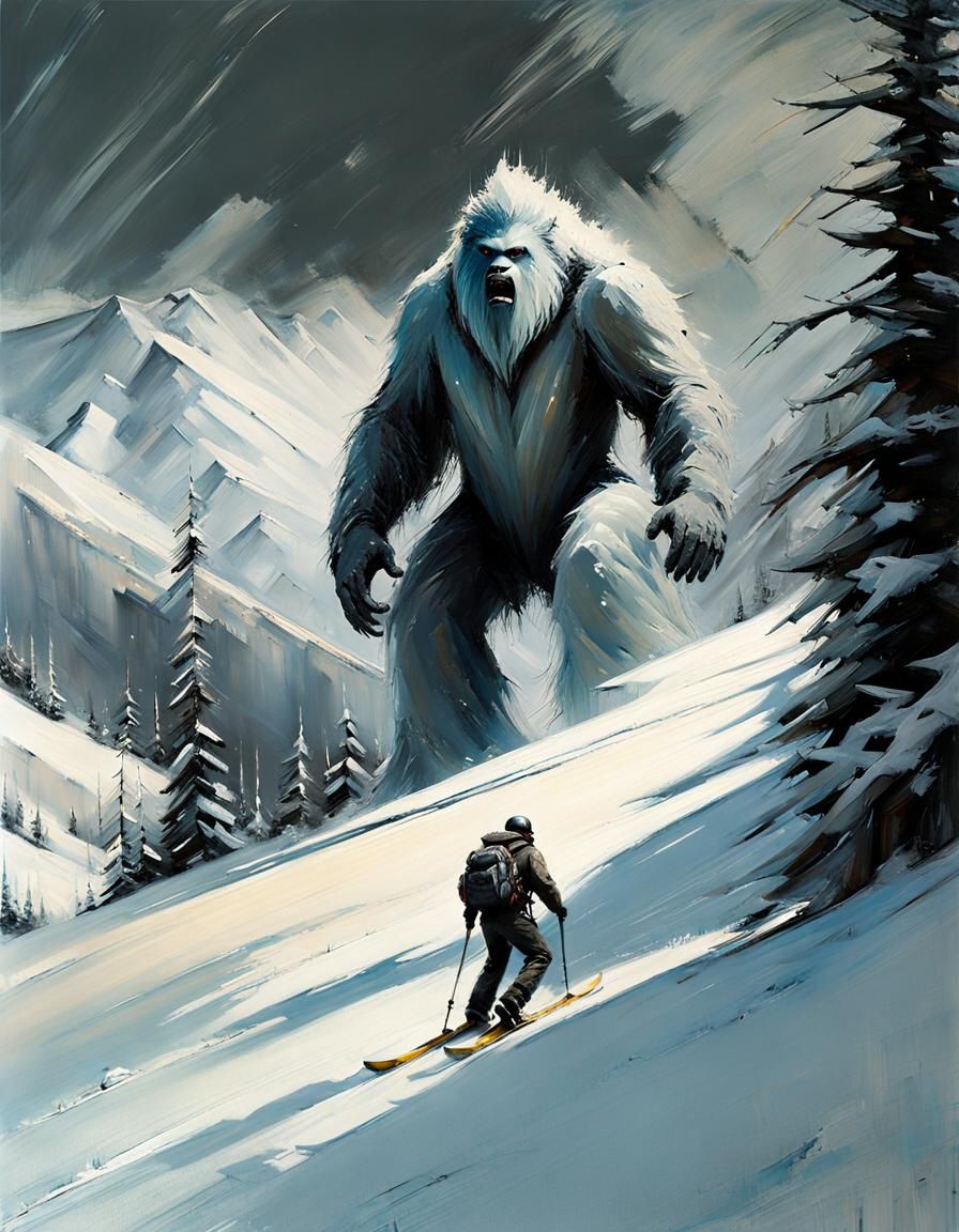 Yeti Encounter  by @kauri