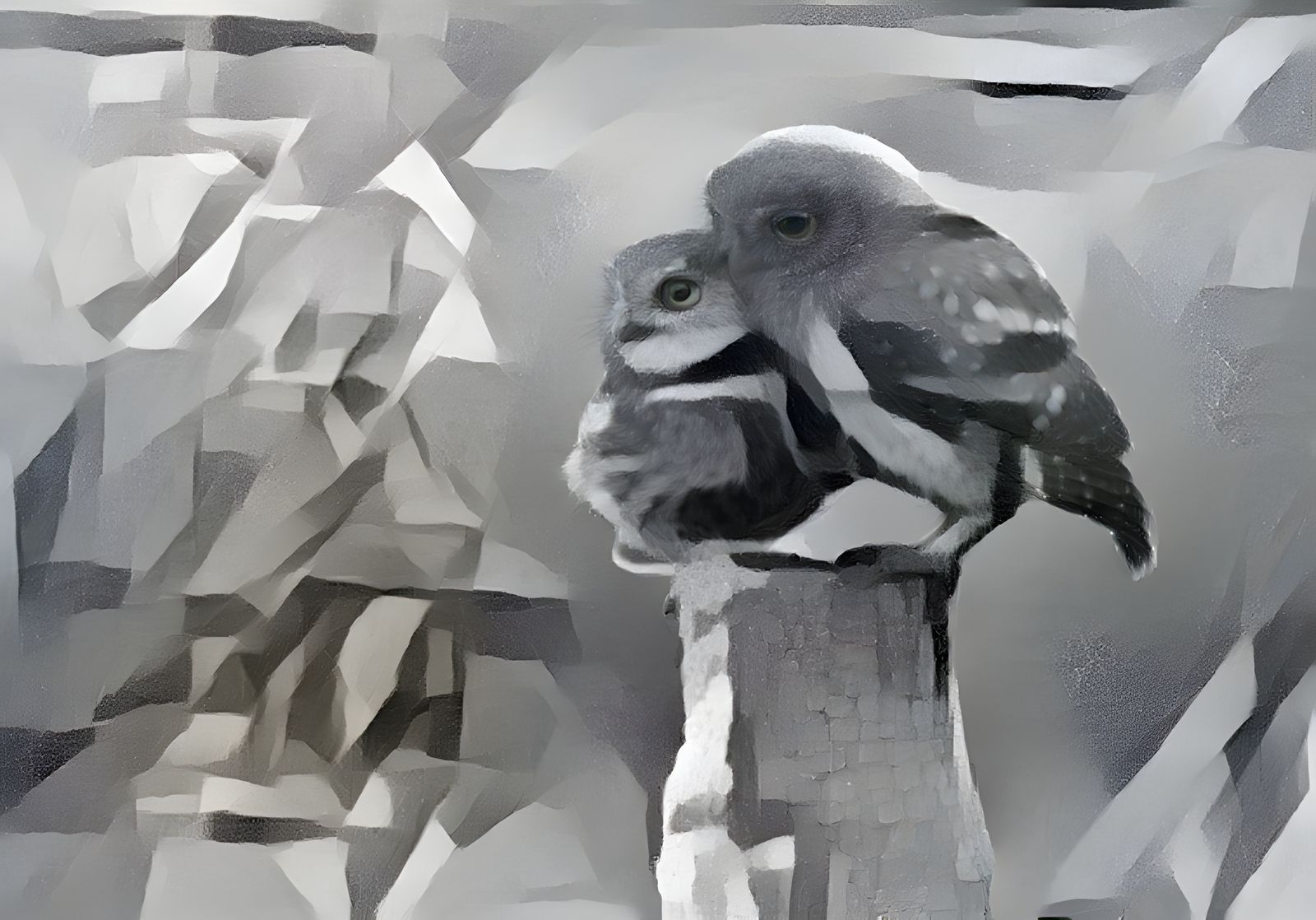 Couple Owls #15