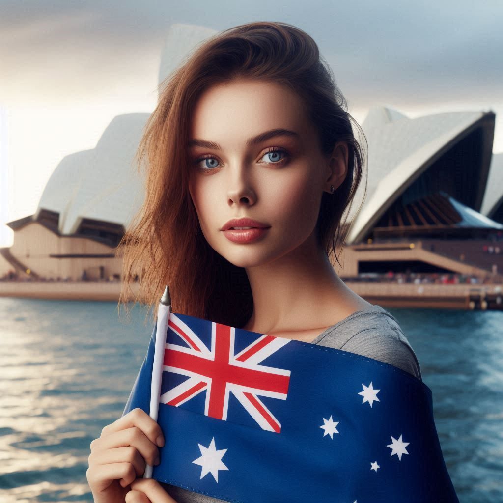 An Australian girl