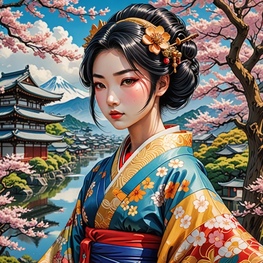 anime geisha   by @gladiator