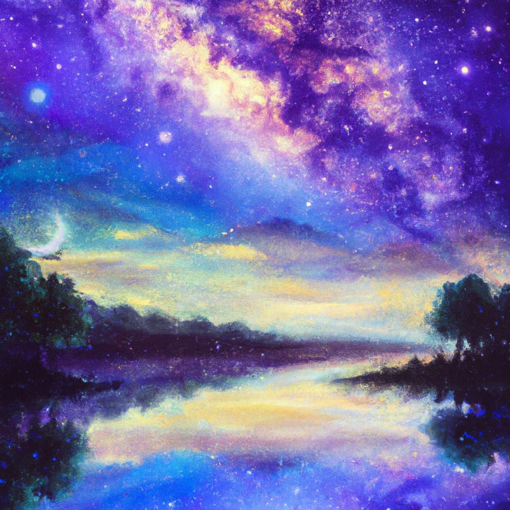 Starscape  by @Just a Dabbler