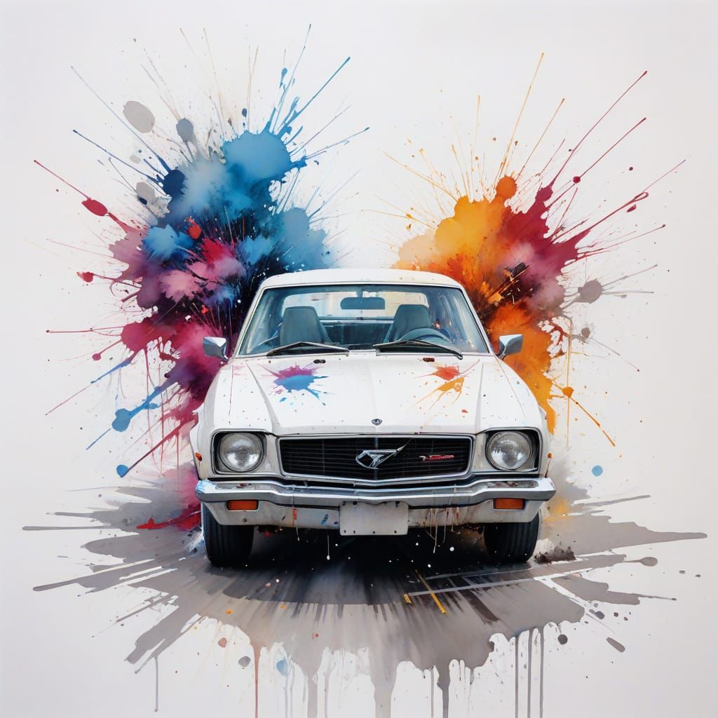 A masterpiece of a forgotten battlefield, where spectral soldiers clash under a blood-red sky. The landscape is scarred and desolate, with r...