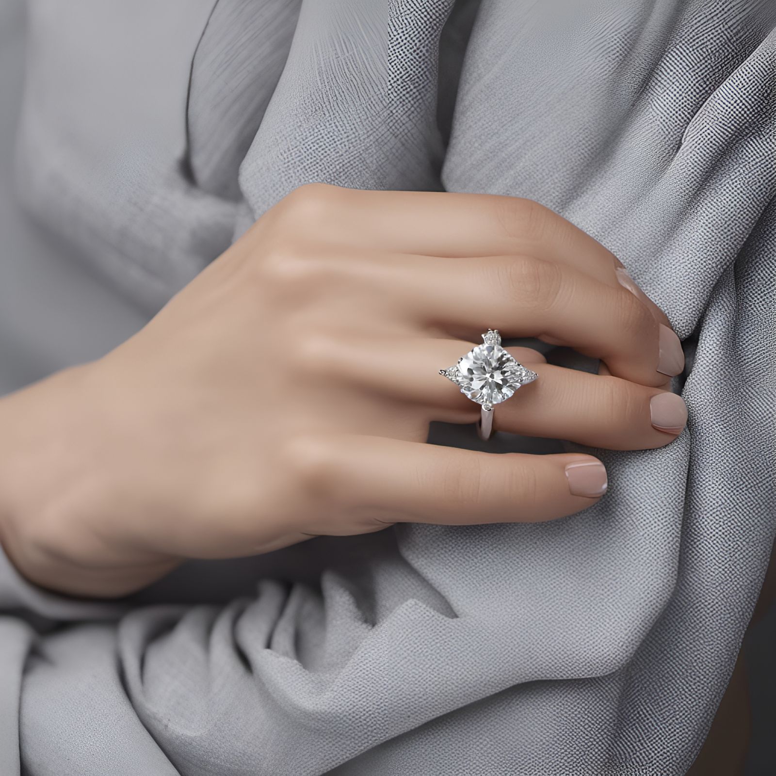 Diamond ring.