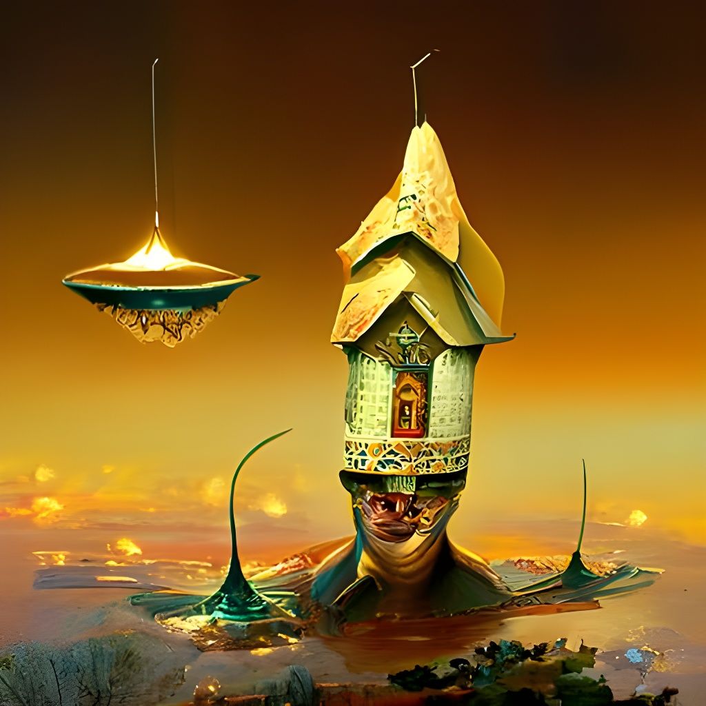 Ornate head house AI Generated Artwork NightCafe Creator