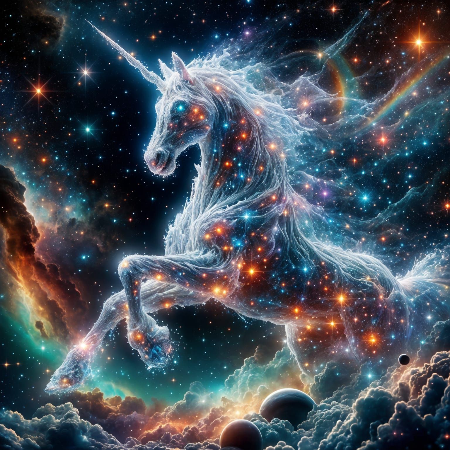 Mystical Unicorn  by @Tigapup