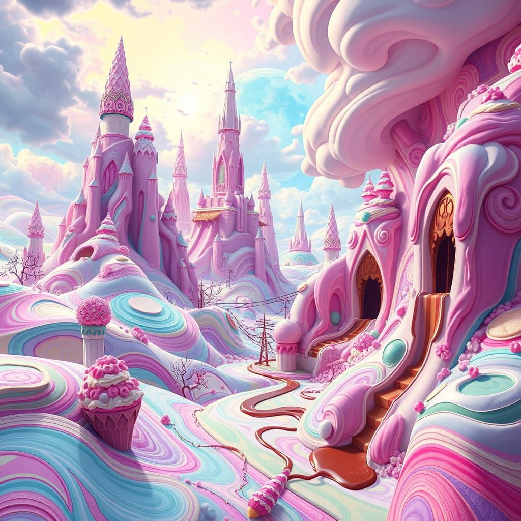 Lush Ice cream world  by @Smylez