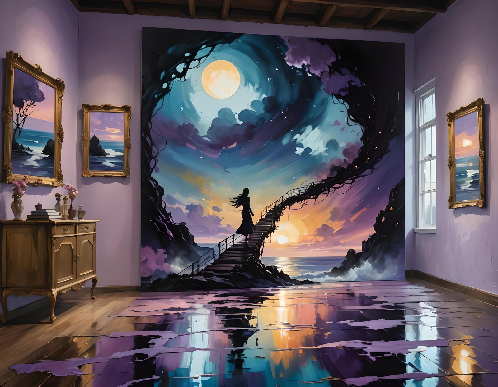 Escape Home Into ArtWorld.