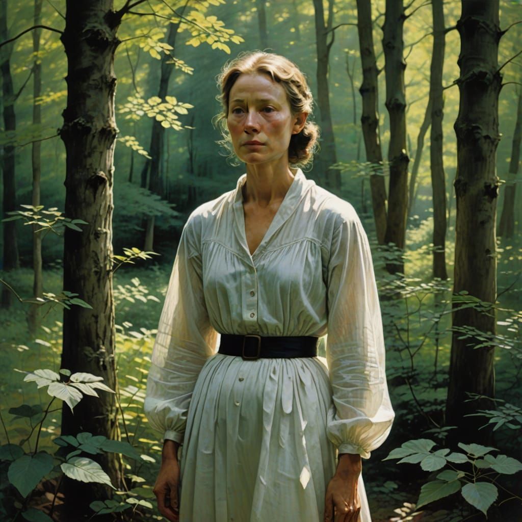 Ethereal Royal Garden Scene with Identical Princes