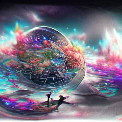 The world revolving