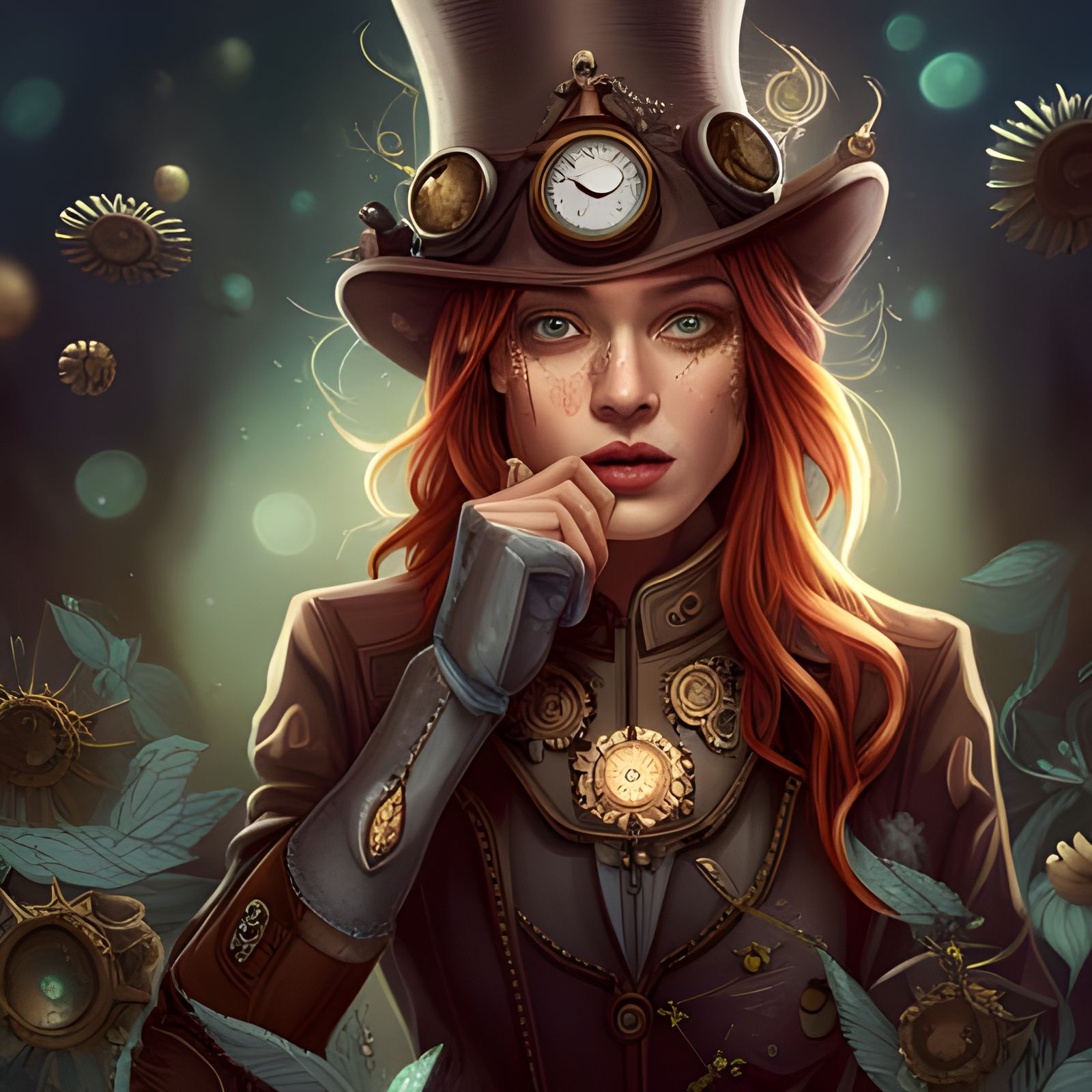.steampunk top hat.  by @biancka