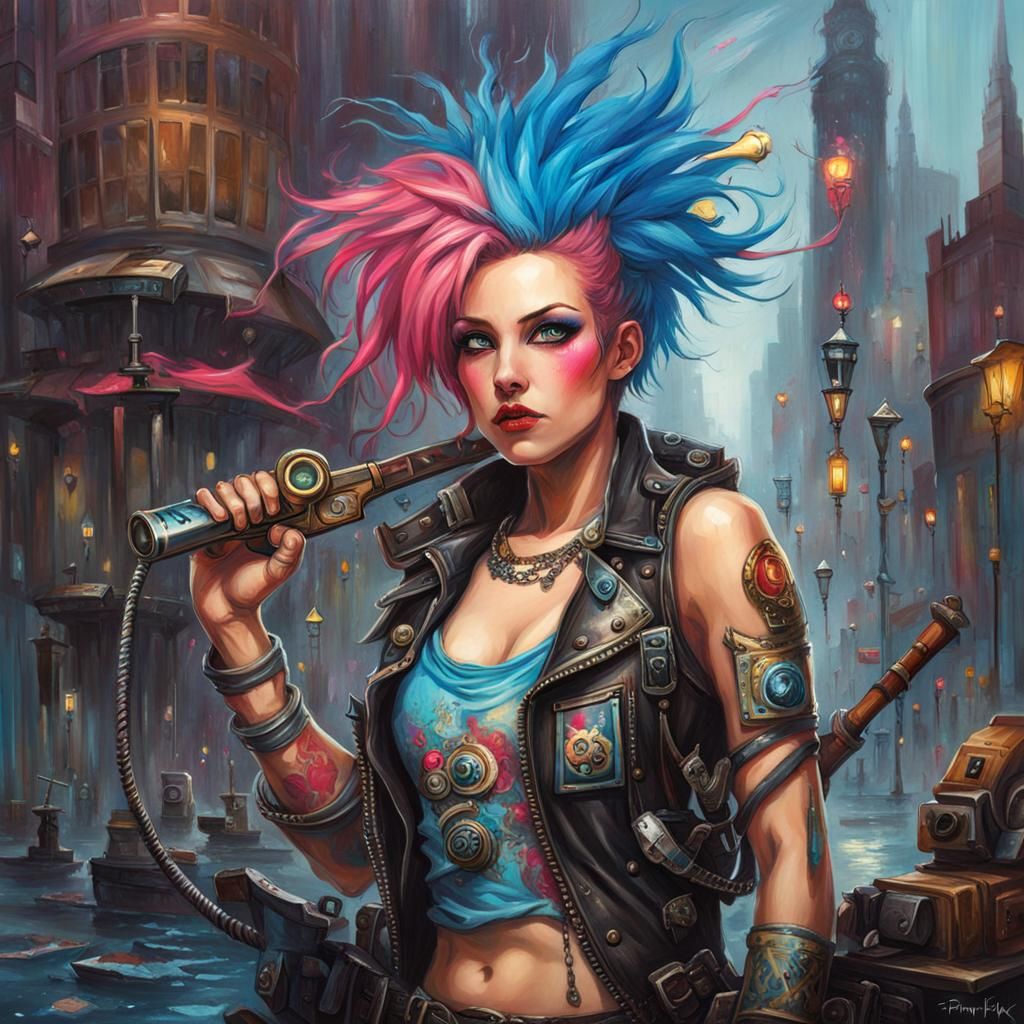 Punk - AI Generated Artwork - NightCafe Creator