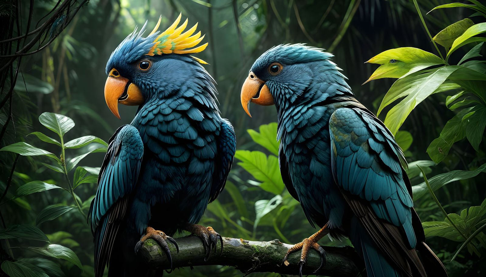 Courtship in the jungle   by @Revenant_