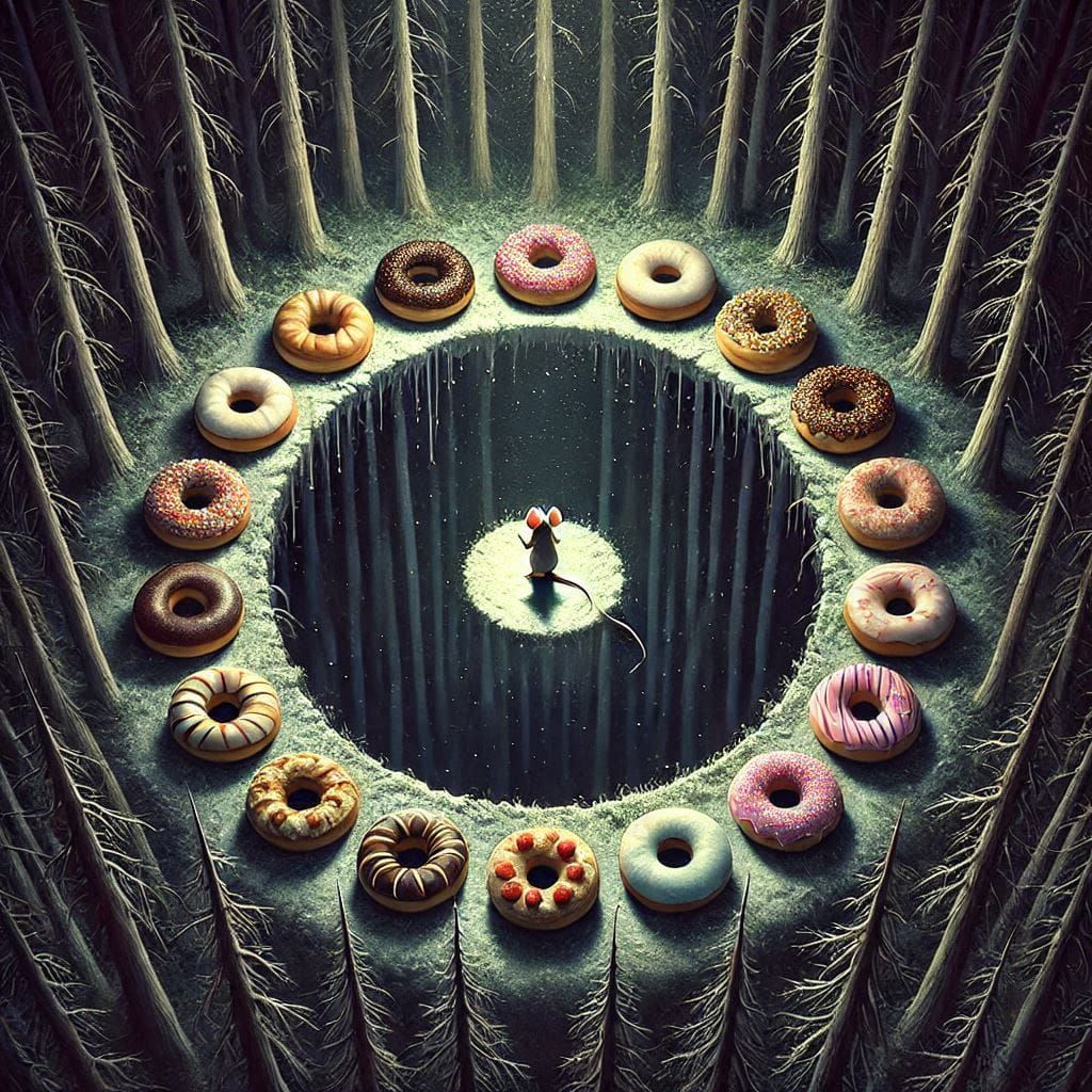 When you tried to trap a little mouse