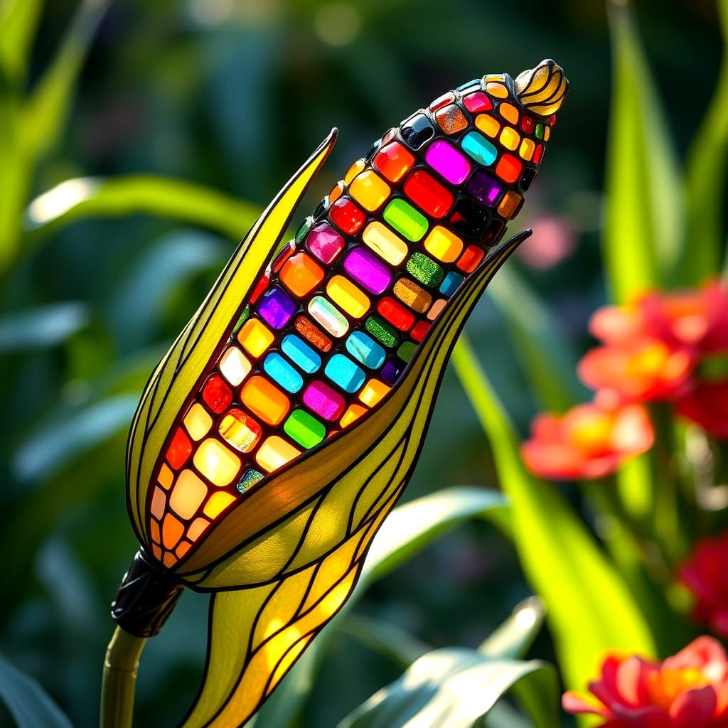 Glassy Corn   by @LittleDende