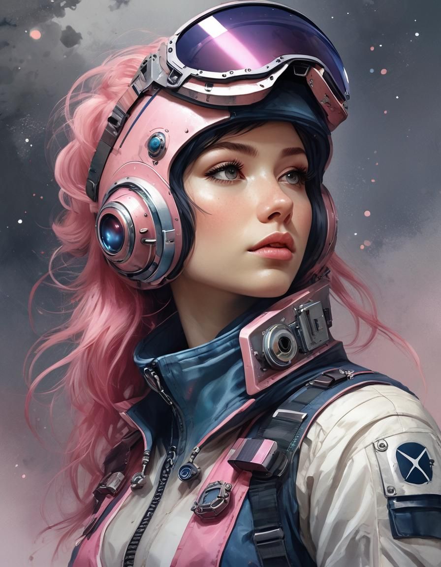 The Pink-Haired Heroine